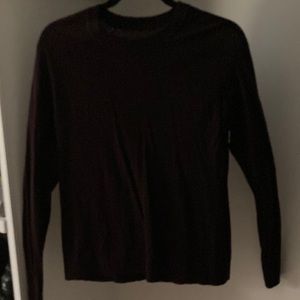 Kit and Ace merino wool sweater. Crew neck. 24” from back neck edge to bottom.